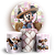 KIT Redondo e Trio - Minnie Fazendinh - Sublimado 3D - Imagem 1