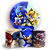 KIT Redondo e Trio - Sonic - Sublimado 3D - Imagem 1