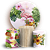 KIT Redondo e Trio - Tropical Floral - Sublimado 3D - Imagem 1