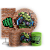 KIT Redondo Trio e Faixa - Hulk - Sublimado 3D - Imagem 1