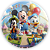 Painel Redondo - Turma Do Mickey E Minnie - Sublimado 3D - Imagem 1