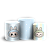 Trio Cilindro - Labubu - Sublimado 3D - Imagem 1
