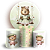 KIT Redondo e Trio - Capivara - Sublimado 3D - Imagem 1