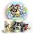 KIT Redondo e Trio - Looney Tunes - Sublimado 3D - Imagem 1