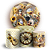 KIT Redondo e Trio - Minnie - Sublimado 3D - Imagem 1