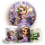 KIT Redondo e Trio - Rapunzel - Sublimado 3D - Imagem 1