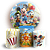 KIT Redondo e Trio - Turma Do Mickey E Minnie - Sublimado 3D - Imagem 1