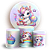 KIT Redondo e Trio - Unicornio - Sublimado 3D - Imagem 1