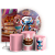 KIT Redondo Trio e Faixa - Stitch Confeiteiro - Sublimado 3D - Imagem 1