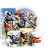 KIT Redondo Trio e Faixa - Tom E Jerry - Sublimado 3D - Imagem 1