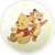 Painel Redondo - Ursinho Pooh - Sublimado 3D - Imagem 1