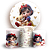 KIT Redondo e Trio - Branca de Neve - Sublimado 3D - Imagem 1