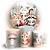 KIT Redondo e Trio - Animais Bosque Encantado - Sublimado 3D - Imagem 1