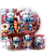 KIT Redondo Trio e Faixa - Stitch Confeitaria  - Sublimado 3D - Imagem 1