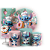 KIT Redondo Trio e Faixa - Stitch Confeitaria  - Sublimado 3D - Imagem 1