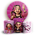 KIT Redondo e Trio - Os Rosas - Sublimado 3D - Imagem 1