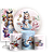 KIT Redondo Trio e Faixa - Alice - Sublimado 3D - Imagem 1