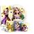 KIT Redondo Trio e Faixa - Rapunzel - Sublimado 3D - Imagem 1