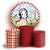 KIT Redondo e Trio - Branca de Neve - Sublimado 3D - Imagem 1