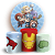 KIT Redondo e Trio - Herois Vingadores - Sublimado 3D - Imagem 1
