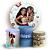 KIT Redondo e Trio - Moana - Sublimado 3D - Imagem 1