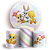 KIT Redondo e Trio - Looney Tunes - Sublimado 3D - Imagem 1