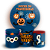 KIT Redondo e Trio - Dia das Bruxas Halloween - Sublimado 3D - Imagem 1