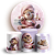 KIT Redondo e Trio - Capivara - Sublimado 3D - Imagem 1