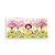 Painel Retangular - Branca De Neve Cute - Sublimado 3D - Imagem 1
