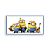 Painel Retangular - Minnions - Sublimado 3D - Imagem 1