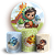 KIT Redondo e Trio - Dinossauro Menino - Sublimado 3D - Imagem 1