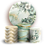 KIT Redondo e Trio - Floral - Sublimado 3D - Imagem 1