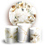 KIT Redondo e Trio - Floral - Sublimado 3D - Imagem 1