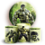 KIT Redondo e Trio - Hulk - Sublimado 3D - Imagem 1