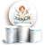 KIT Redondo e Trio - Batizado - Sublimado 3D - Imagem 1