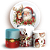 KIT Redondo e Trio - Natal - Sublimado 3D - Imagem 1