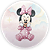 Painel Redondo - Minnie Baby Rosa - Sublimado 3D - Imagem 1
