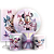KIT Redondo Trio e Faixa - Minnie Rosa - Sublimado 3D - Imagem 1