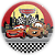 Painel Redondo Sublimado 3D - Carros - Imagem 1