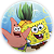 Painel de Mesa Sublimado 3D - Bob Esponja - Imagem 1