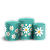Trio Cilindro Sublimado 3D - Flor Margarida - Imagem 1