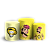 Trio Cilindro Sublimado 3D - Os Rosas - Imagem 1