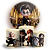 KIT Redondo e Trio Sublimado 3D - Harry Potter - Imagem 1