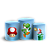 Trio Cilindro Sublimado 3D - Super Mario - Imagem 1