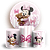 KIT Redondo e Trio Sublimado 3D - Minnie - Imagem 1