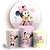KIT Redondo e Trio Sublimado 3D - Minnie - Imagem 1