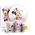 KIT Redondo Trio e Faixa Sublimado 3D - Minnie - Imagem 1
