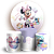 KIT Redondo e Trio Sublimado 3D - Minnie - Imagem 1