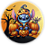 Painel de Mesa Sublimado 3D - Stitch Halloween - Imagem 1