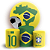 KIT Redondo e Trio Sublimado - Copa Do Mundo Brasil - Imagem 1